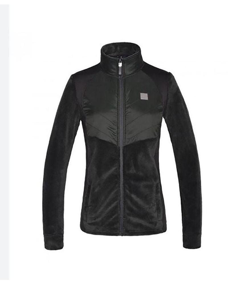 Green quilted fleece jacket for women KLmalina - Kingsland