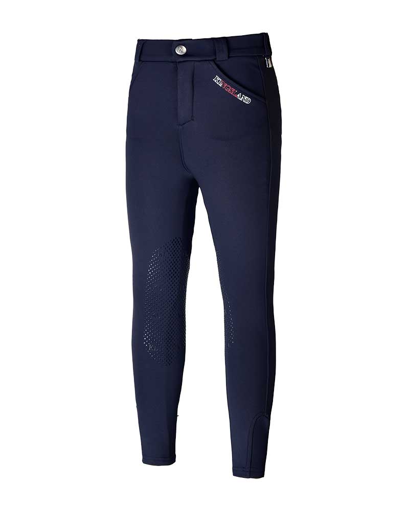 Pantalons d'hiver en tissu de maille bleu marine (grip aux genoux) junior unisexe KLkian - Kingsland