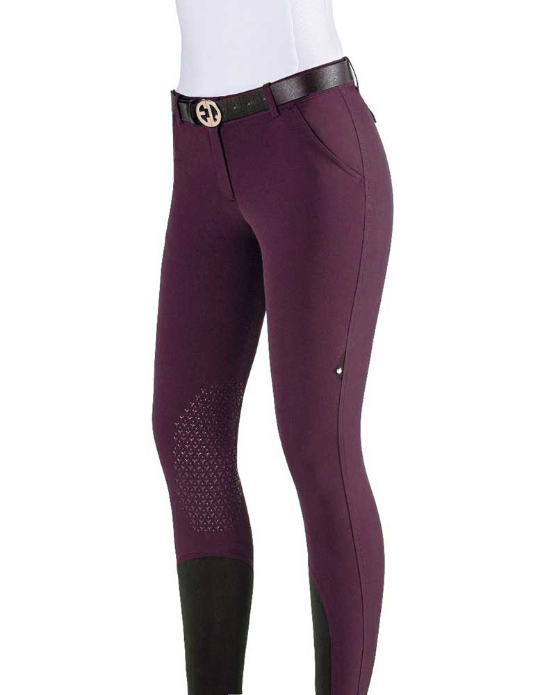 Pantalons d'été violetas (grip aux genoux) pour femme Ebbae - Equiline