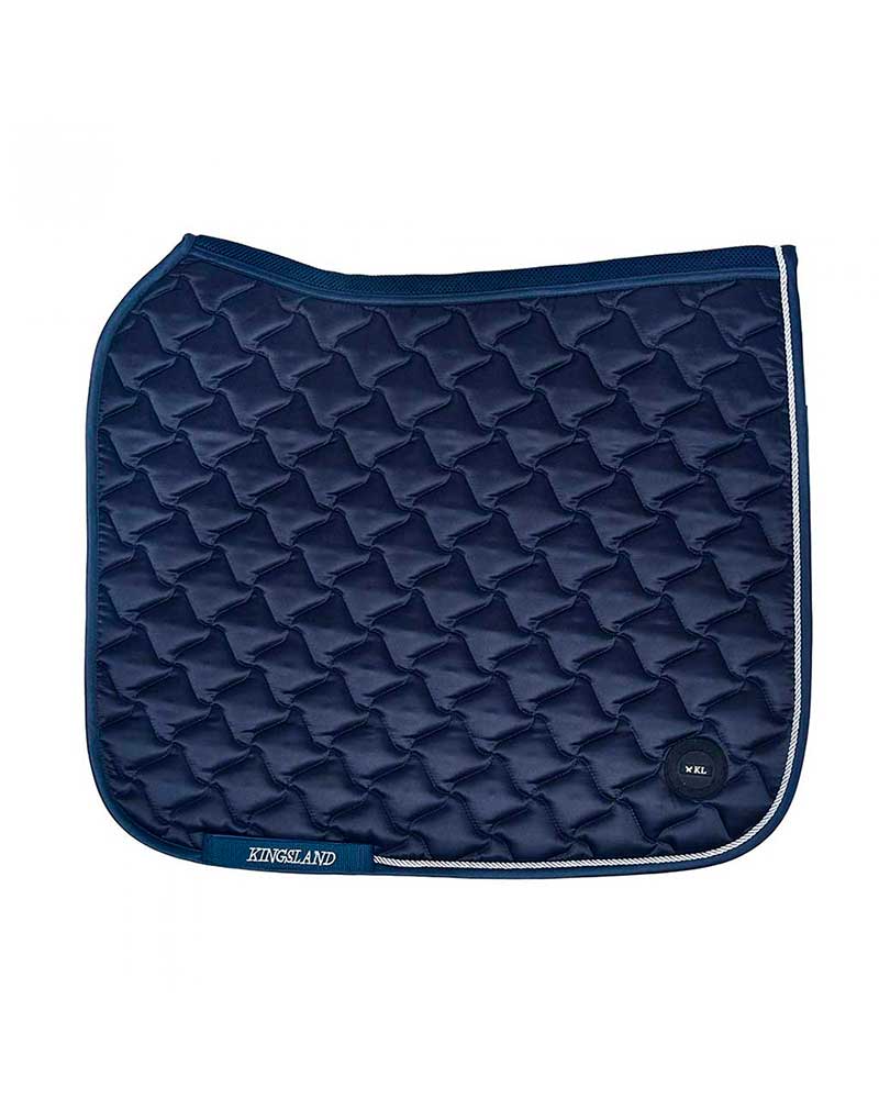 Sudadero de doma azul marino satinado para caballo (full) modelo KLemory de Kingsland Dressage