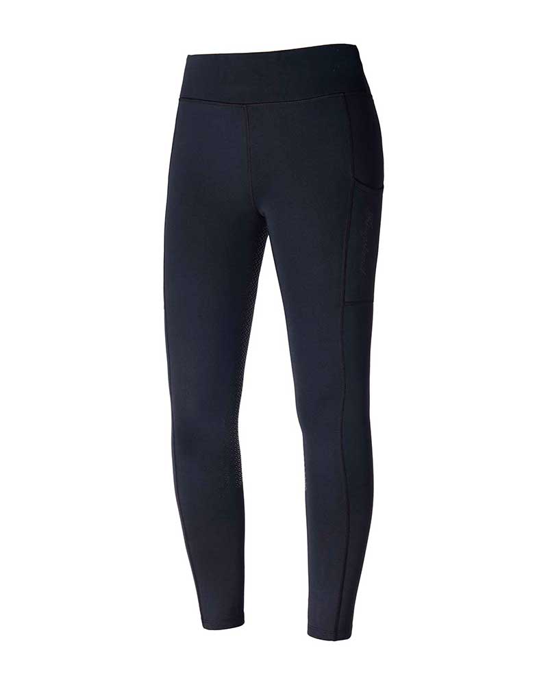 Navy blue winter tights (culera grip) for women - KLkattie - Kingsland Dressage