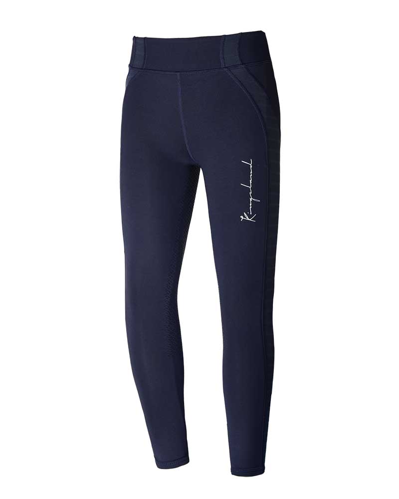 Navy Blue Riding Tights (Full Seat Grip) for Girls KLkandy - Kingsland