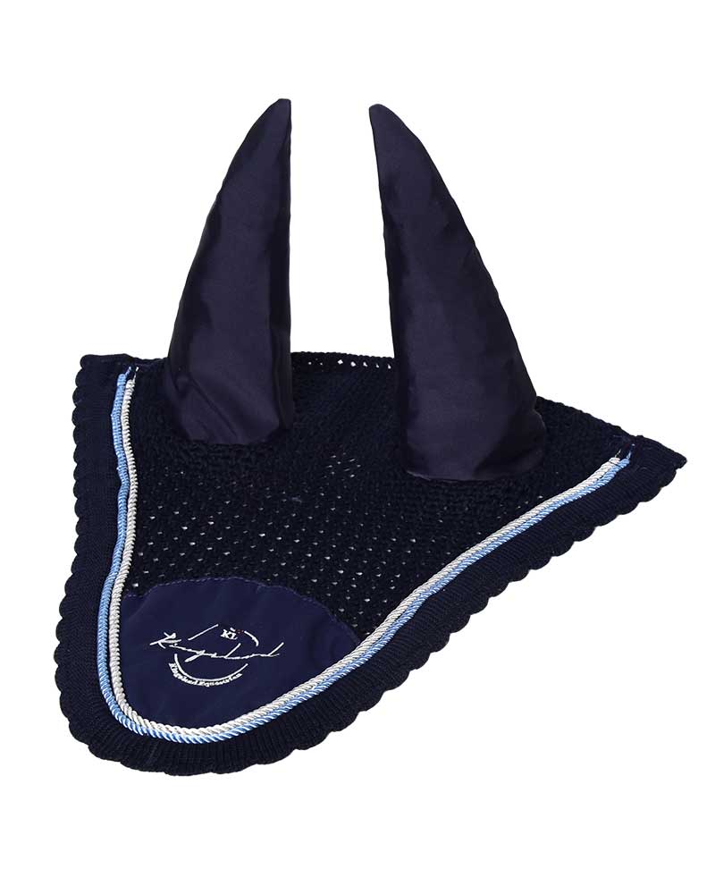 Bonnet en crochet bleu marine pour cheval KLnesi - Kingsland