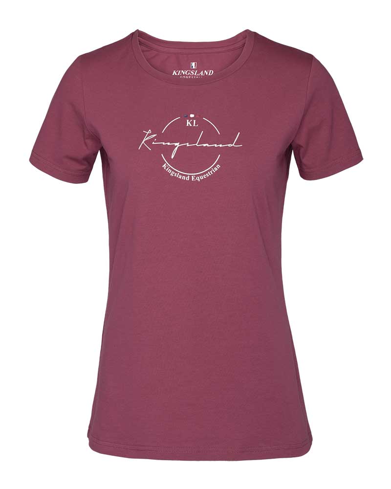 Camiseta de manga corta rosa/frutos del bosque (Pink dry rose) para niña KLnemine - Kingsland