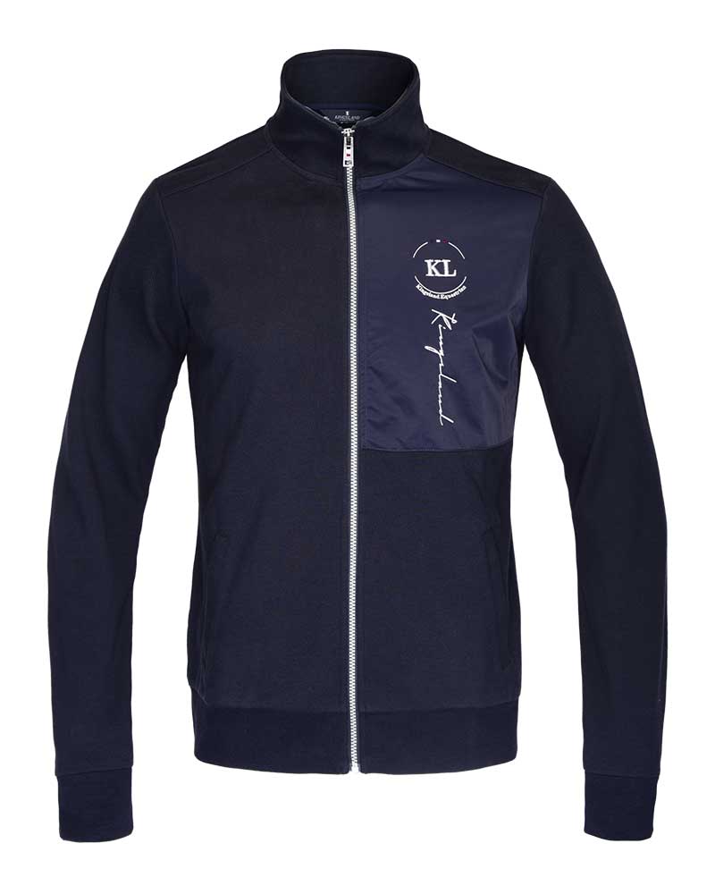 Sweat zippé bleu marine unisexe KLnadir - Kingsland