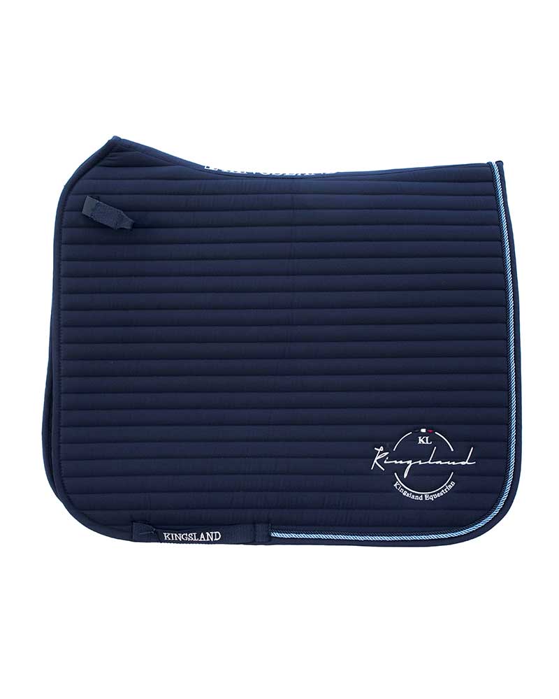 Tapis Coolmax de dressage bleu marine satiné mat KLnerit - Kingsland