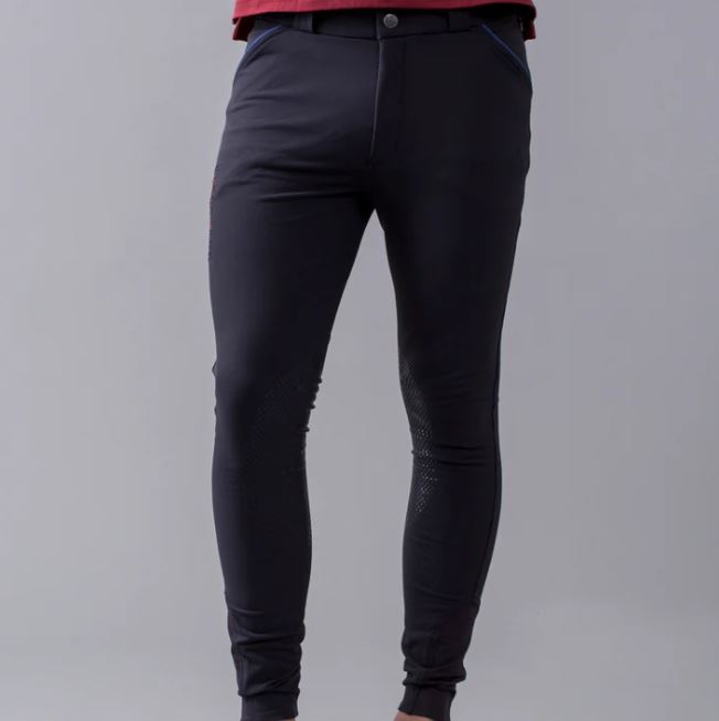 Pantalones azul marino con bolsillos y detalles azulón para hombre Klkenton - Kingsland