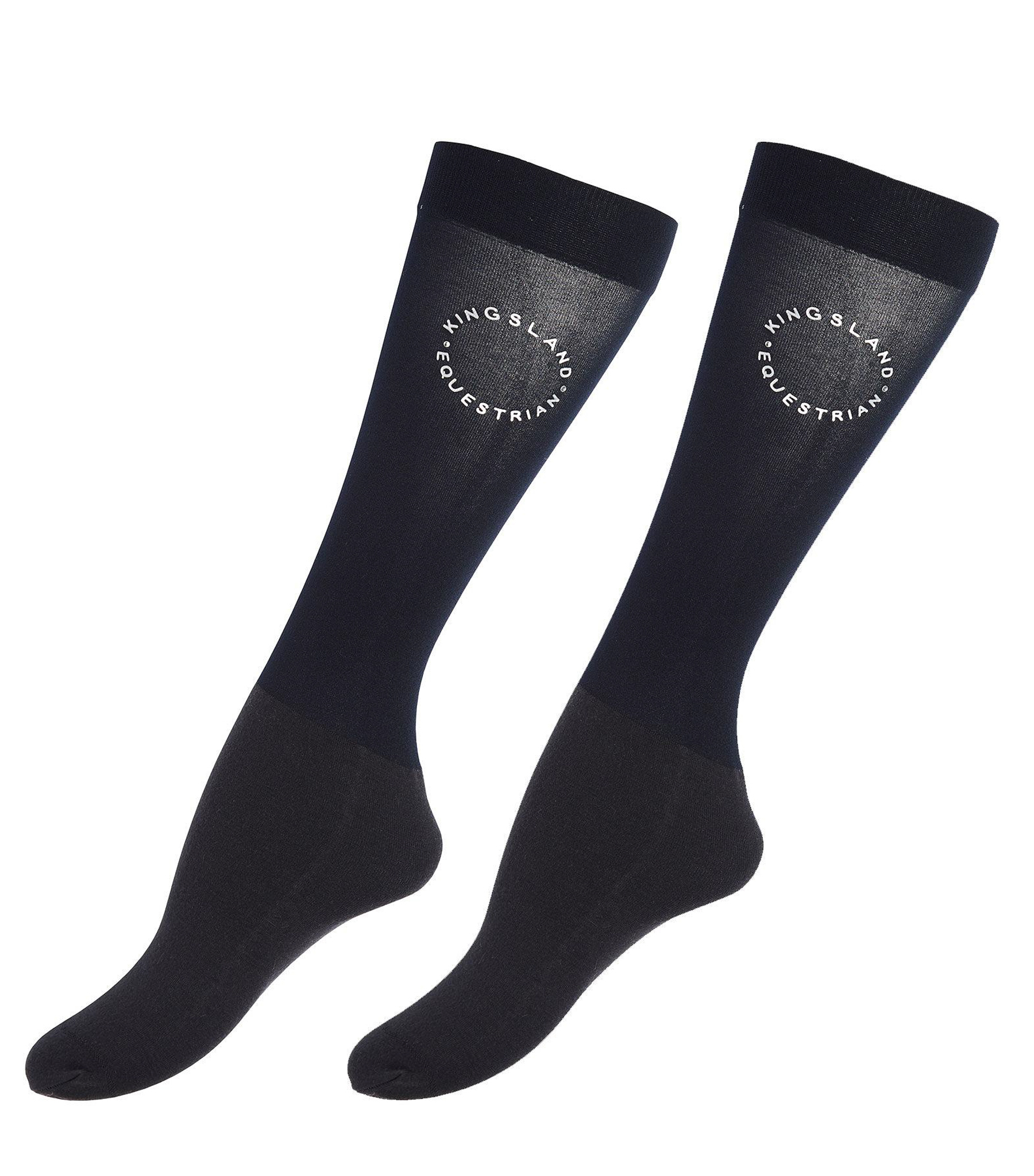Pack de 2 paires de Chaussettes fins de compétition bleu marine KLsylvia - Kingsland