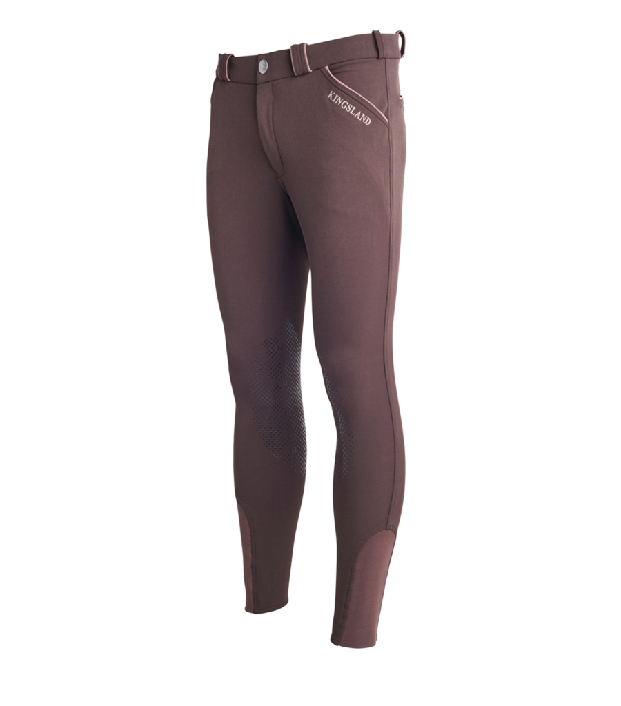 Pantalones marrones con bolsillos y detalles marrón claro para hombre Klkenton - Kingsland