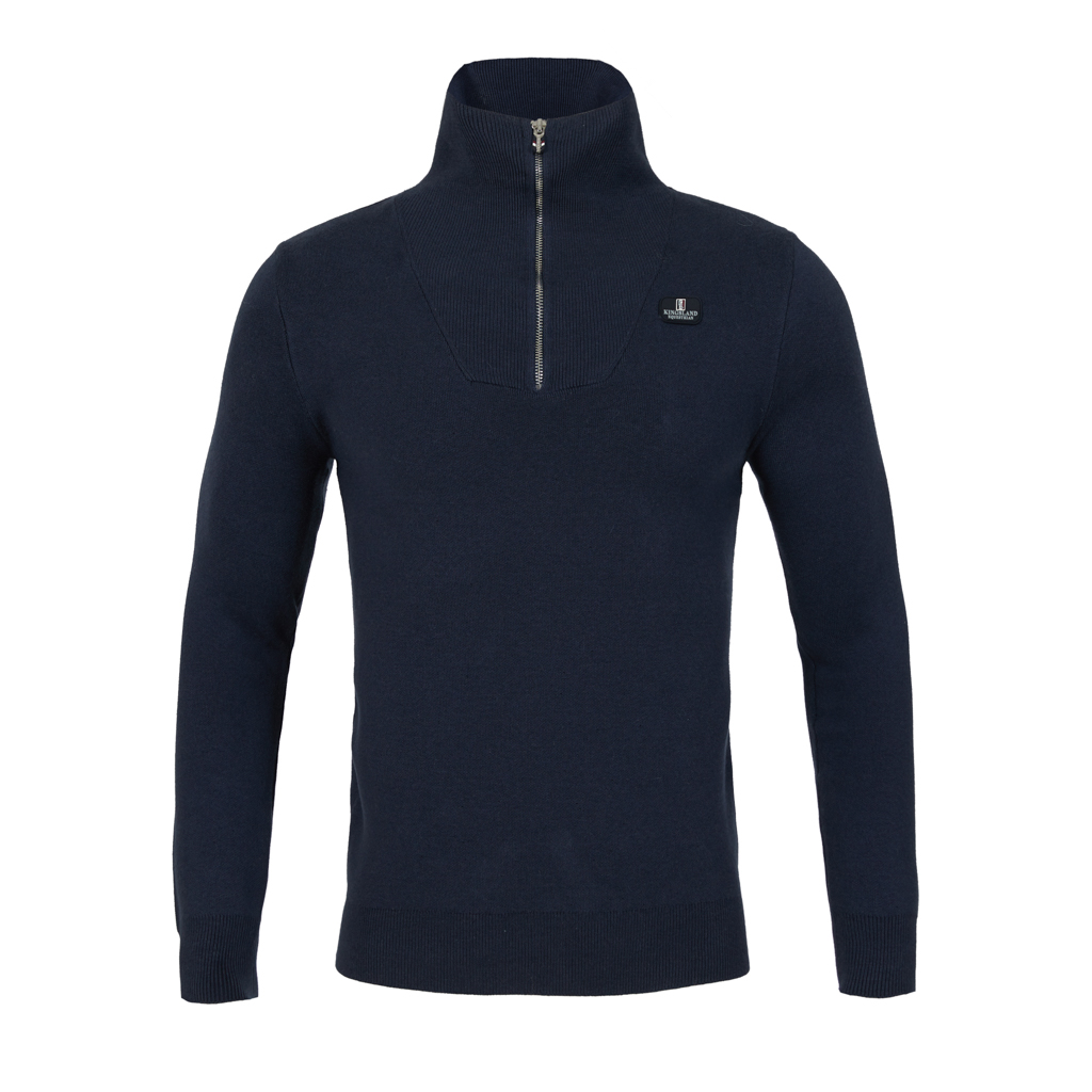 T-shirt d'entraînement à manches longues bleu marine pour homme KLriver - Kingsland