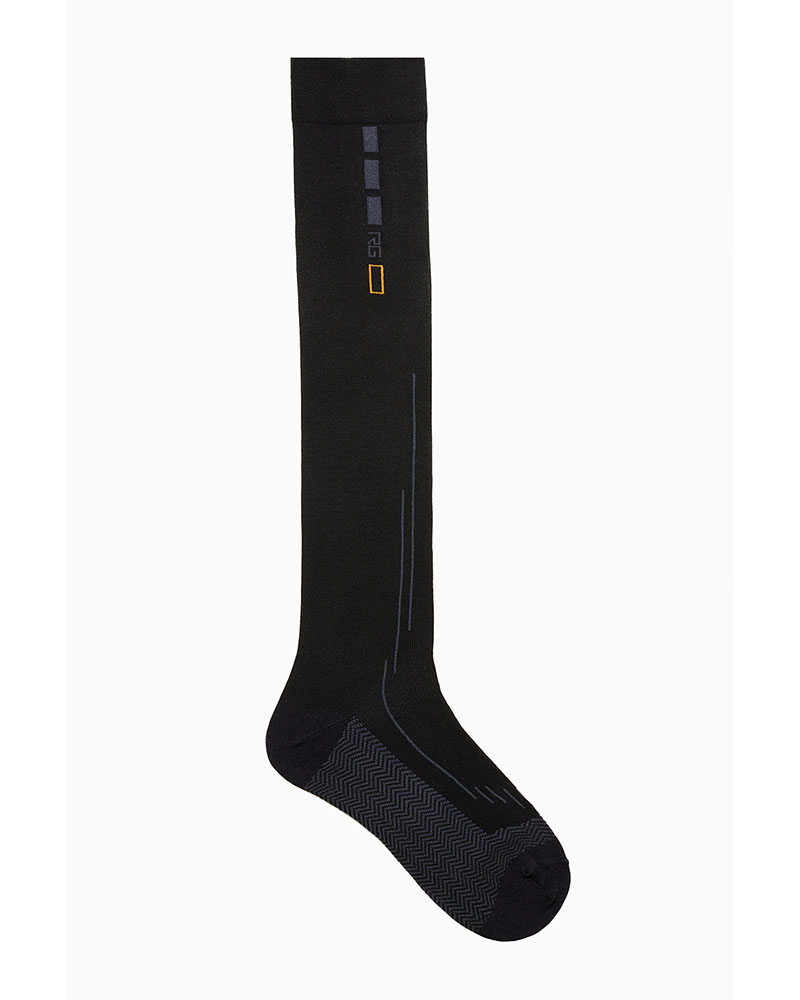 Chaussettes techniques hautes noires - RG