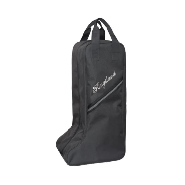 Gray boot bag with side pocket KLevie - Kingsland