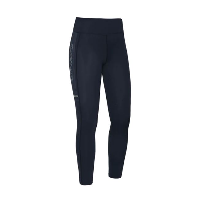Navy blue tights with wide waist and logo on the sides (grip culera) for women KLkatinka - Kingsland