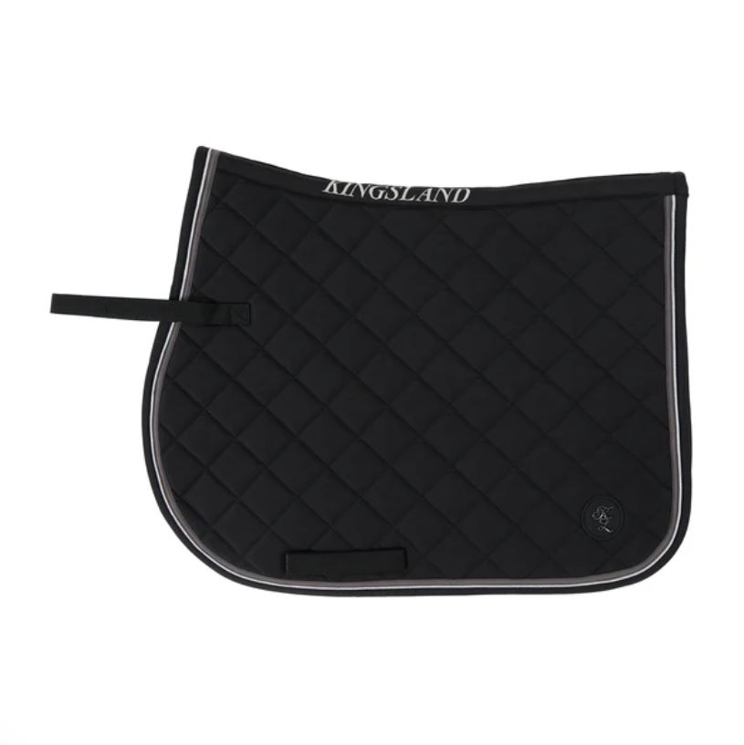 Black jumping saddle pad KLella - Kingsland