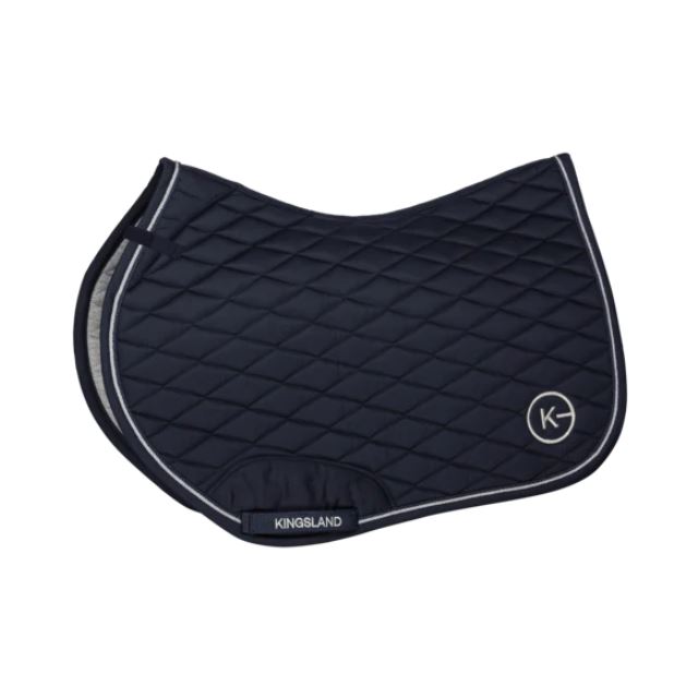 Navy blue jumping saddle pad KLgema - Kingsland