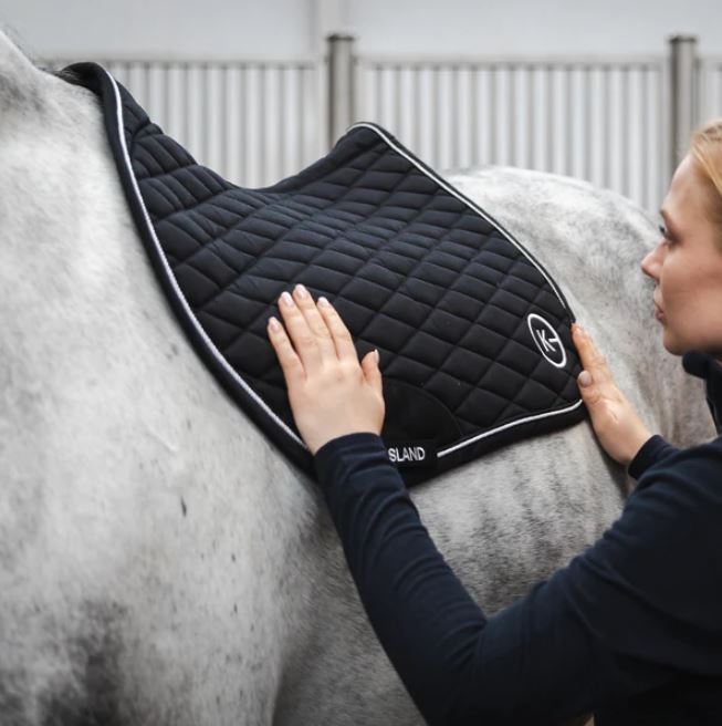 Black jumping saddle pad KLgema - Kingsland
