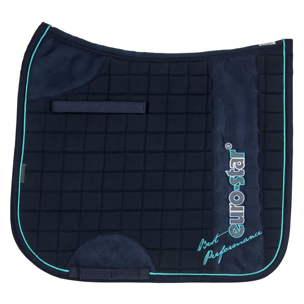 Navy Blue Dressage Saddle Pad for Horse (Full) – Supreme Model - Euro-Star