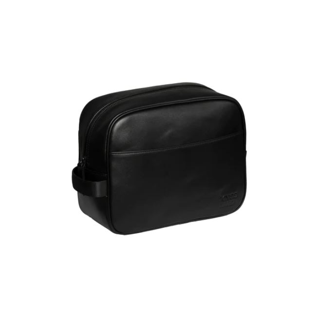 Black artificial leather toiletry bag KLfawn - Kingsland