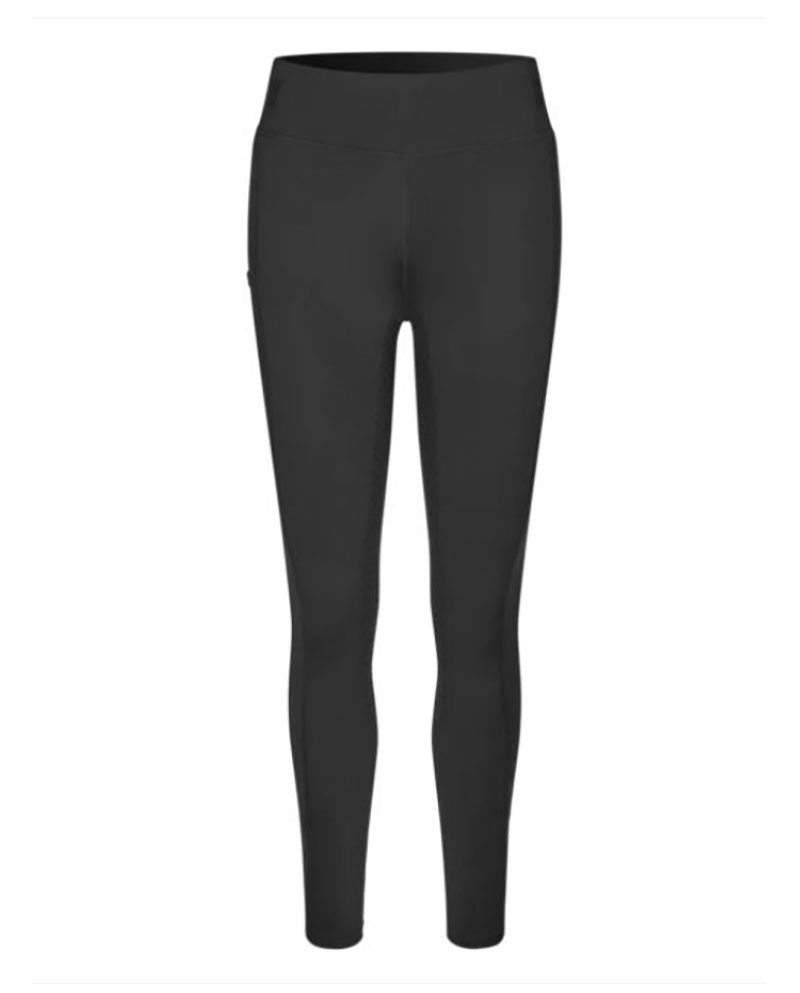Black tights with pocket (full grip) for women KLkiara - Kingsland