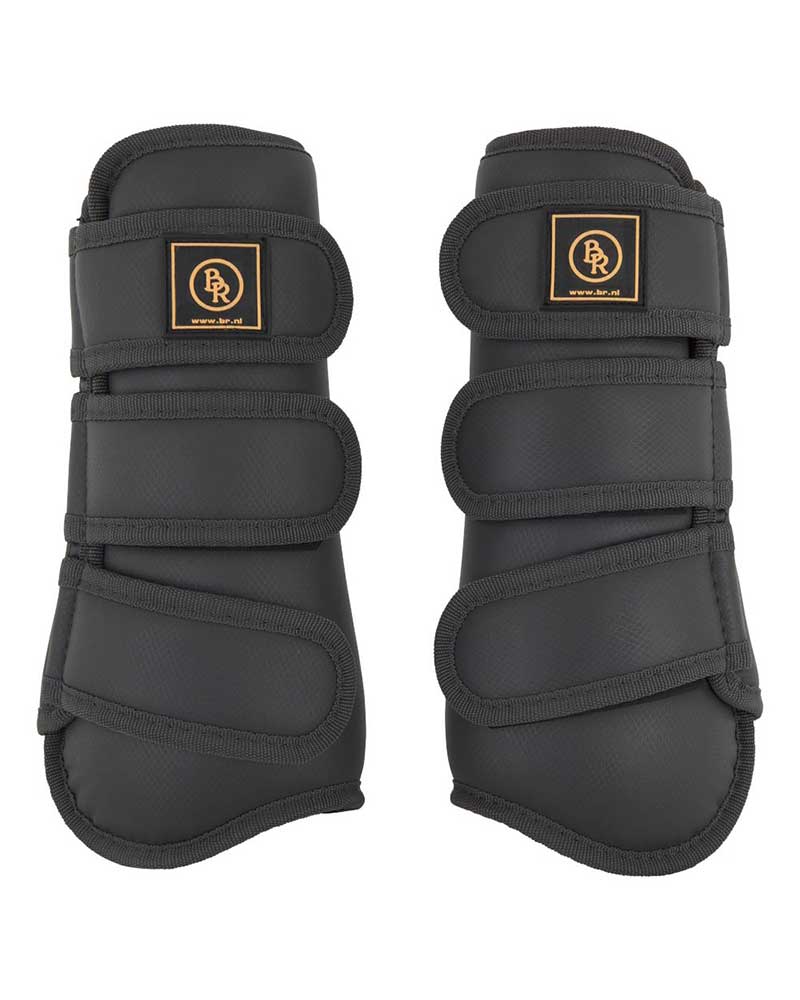 Lot de 2 protections de dressage gris pour cheval et/ou poney Pro Max - BR
