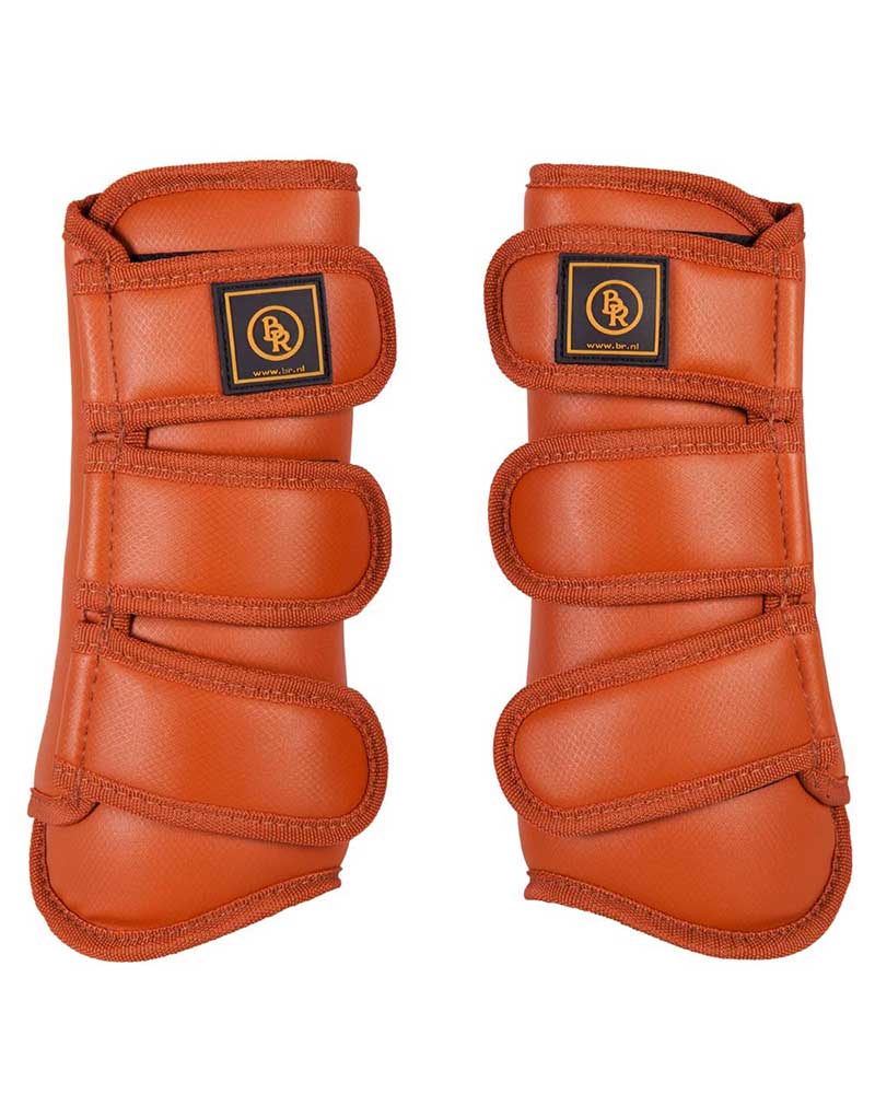 Pack of 2 Orange/Copper Dressage Protectors for Horse and/or Pony – Pro Max - BR