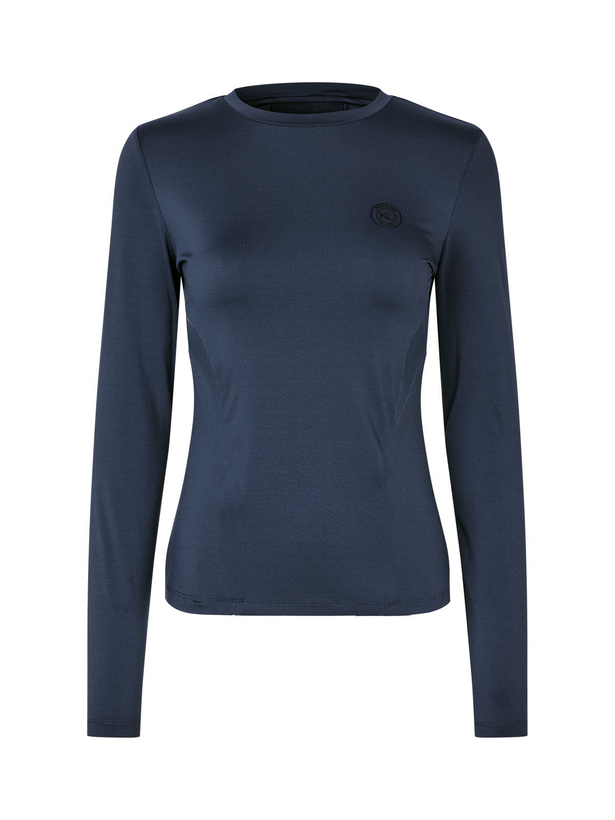 T-shirt d'entraînement bleu marine foncé et manches longues pour femme -KLMandy - Kingsland
