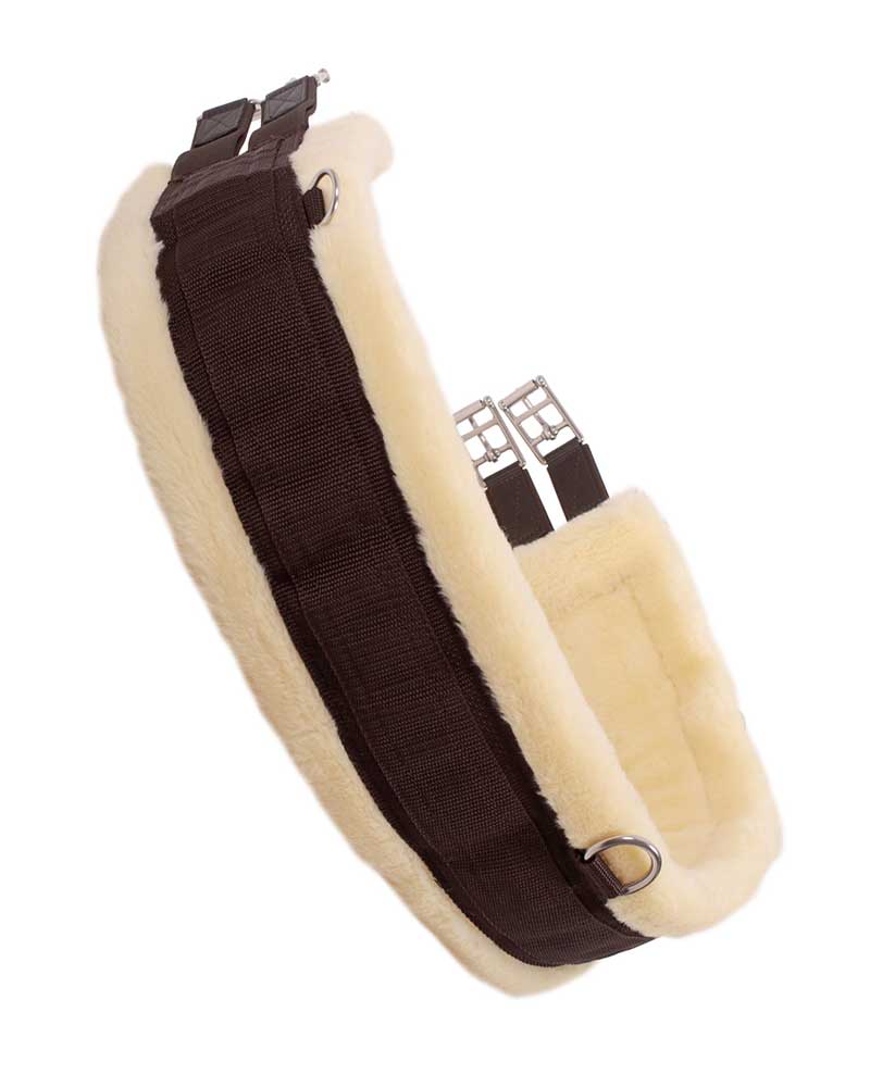 Brown girth for horse - QHP