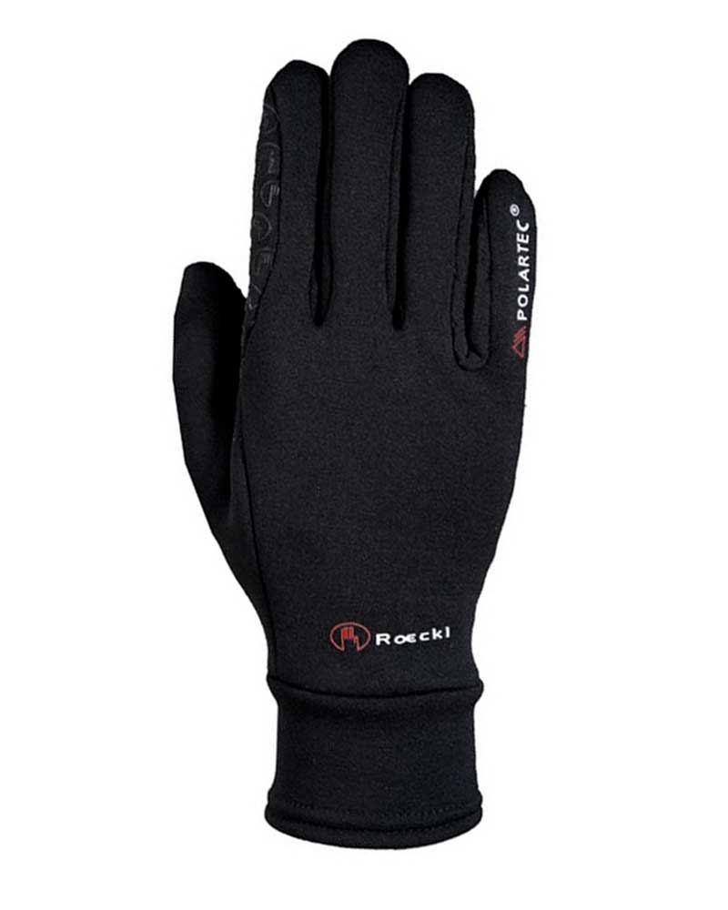 Black Winter Riding Gloves with Grip Warwick - Roeckl