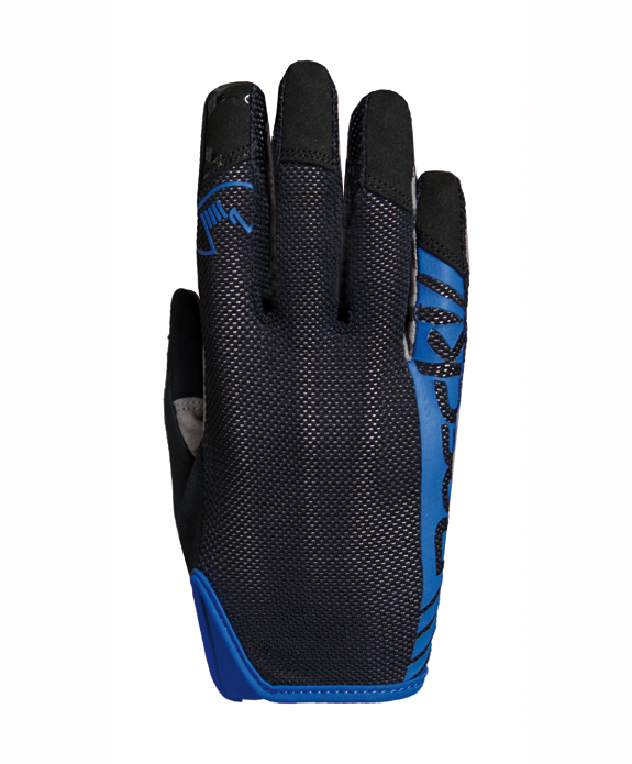 Black and blue horse riding gloves – Torino - Roeckl