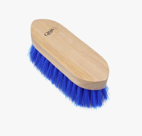 Brosse moyen de bois et de poils moyenne et épaisse bleu - QHP