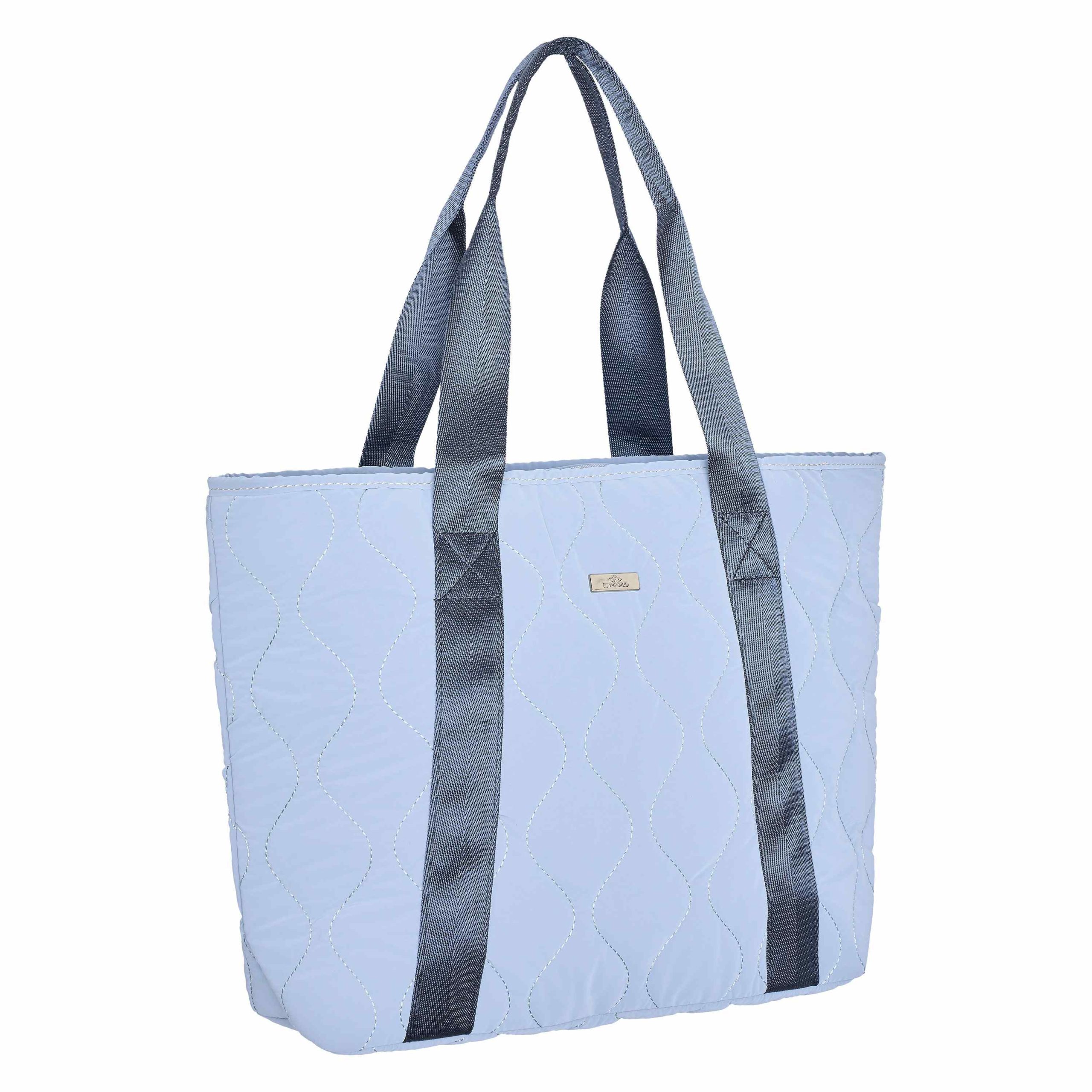 Bolsa/Bolso con cremallera color azul cielo HVPSTELLA - HV Polo