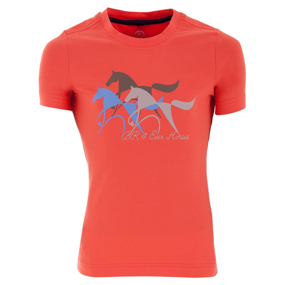 T-shirt à manches courtes orange junior unisexe modèle Mimi - BR