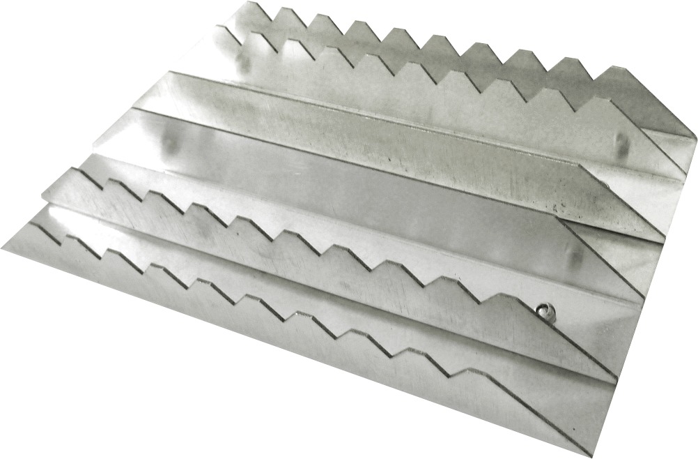 Rectangular aluminum curry comb - Hippotonic