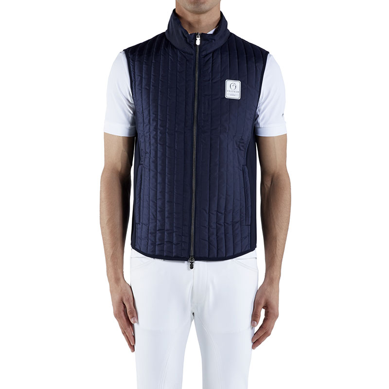 Gilet fin matelassé bleu marine pour homme Coimbra - Vestrum
