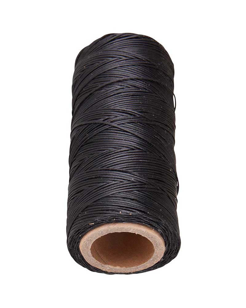 Black plaiting thread (100 meters) - Premiere