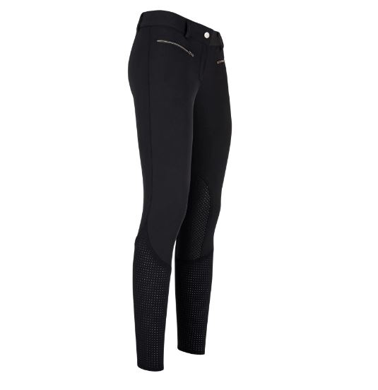 Pantalons knee grip noir avec détails en maille pour mejor transpiración pour femme modèle Airflow - Euro-Star