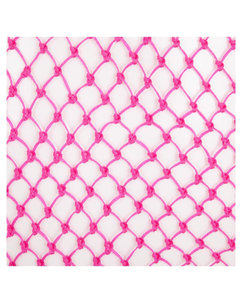 Black and pink hay net 80x80cm with 3x3cm holes - Premiere