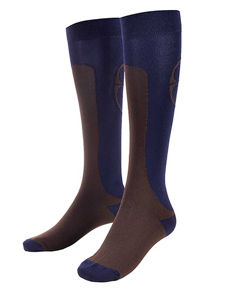 Technical socks in navy blue and brown Las Vegas - Vestrum