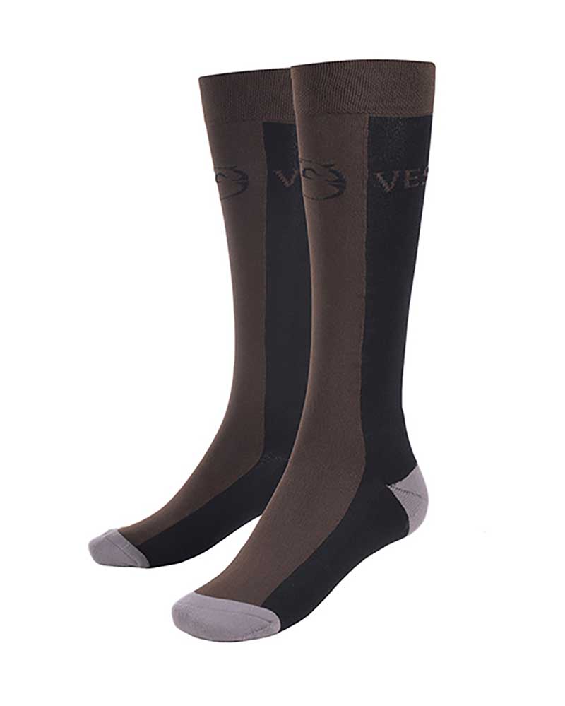 Calcetines técnicos marrón oscuro y negro Basilea - Vestrum