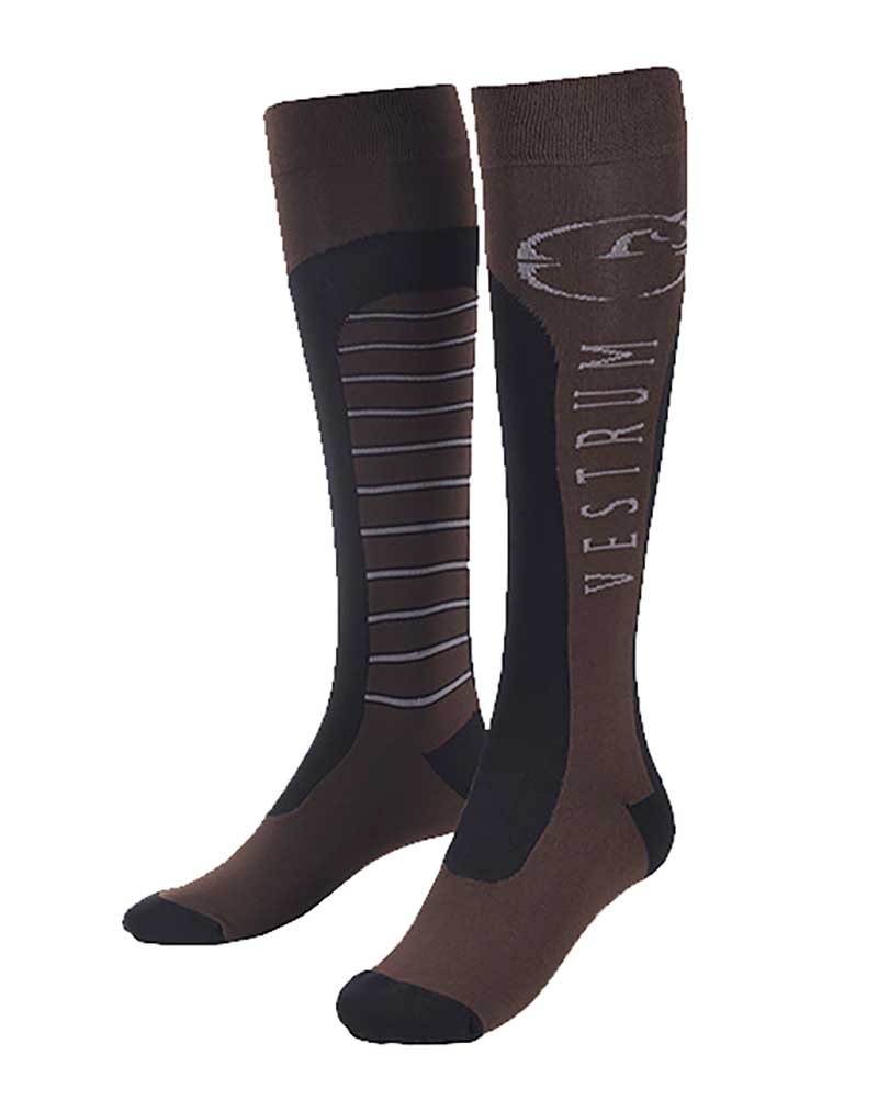 Calcetines técnicos marrón oscuro y negro Belfast - Vestrum