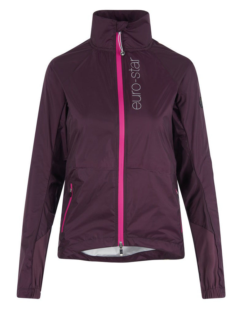 Waterproof jacket wine color for women Rachel - Euro-Star
