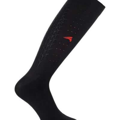 Calcetines de media para verano con grip color negro (meteorite) unisex - euro star
