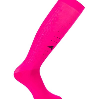 Calcetines de media para verano con grip color fucsia (Wild Aster) unisex - euro star