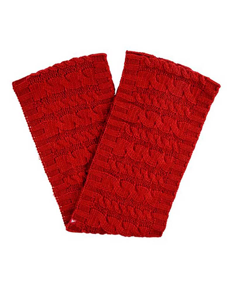 Red Knitted Scarf/Neck Warmer – Bain - Euro-Star