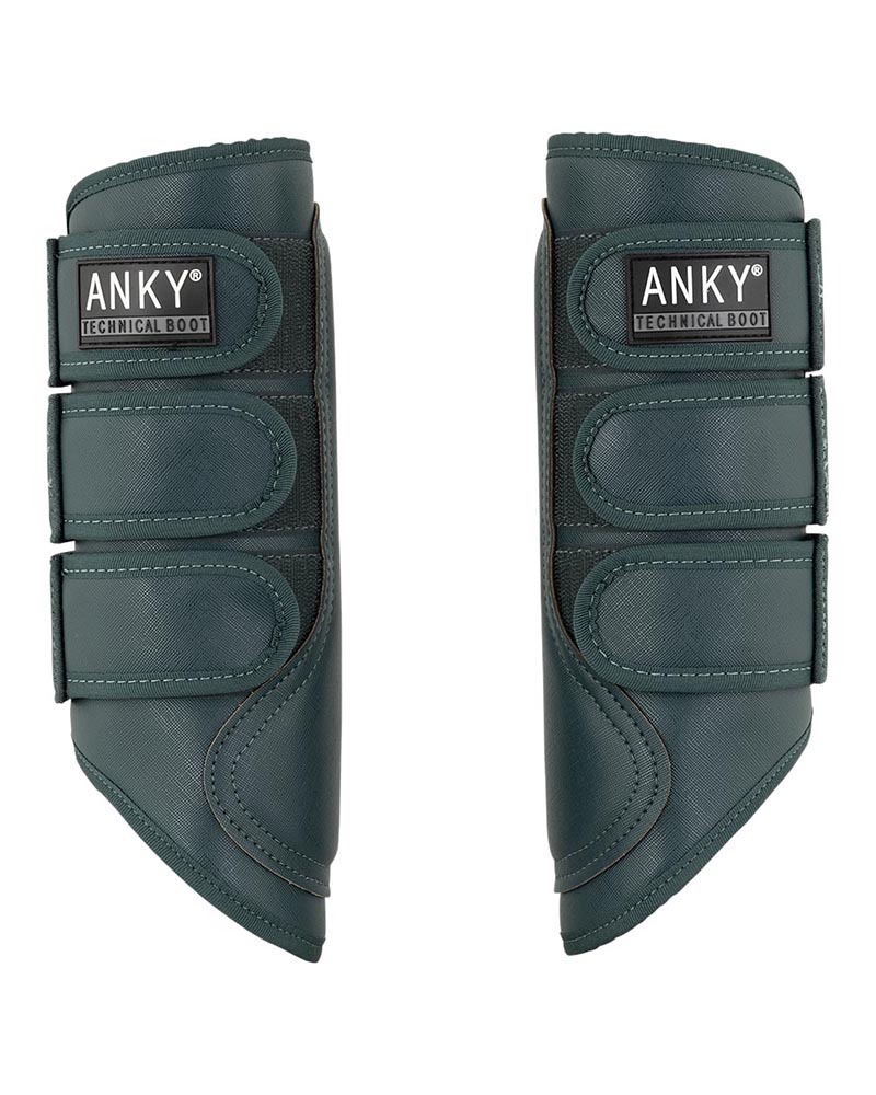 2 gray bell boots (slate blue) with silver animal print and glitter effect - Anky