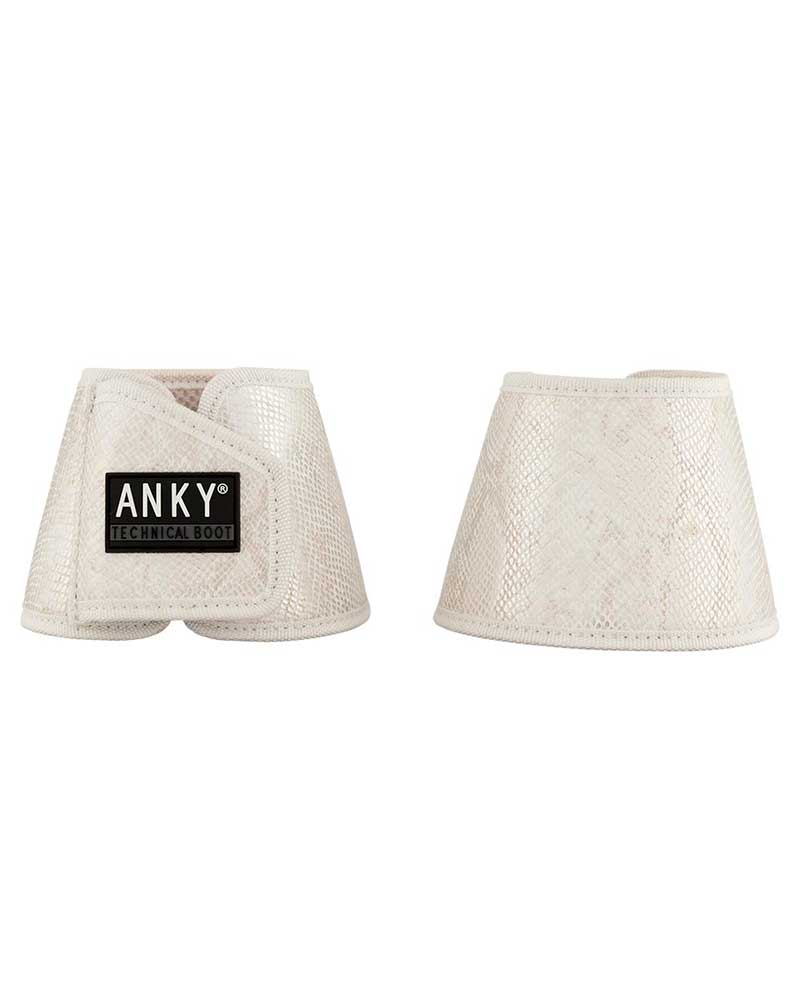 Pack of 2 Frosted Almond (Cream) Boots with Silver Animal Print - Anky