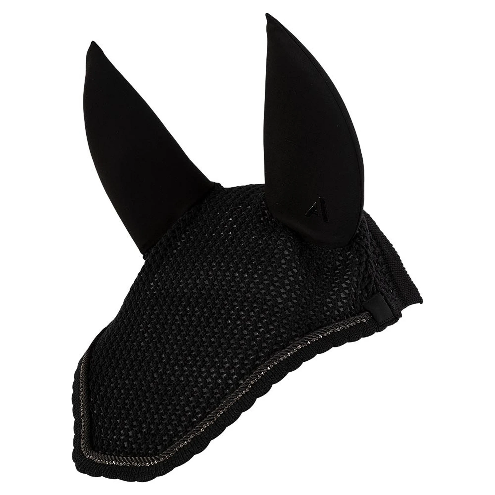 Bonnet en crochet noir (Black) pour cheval - Anky