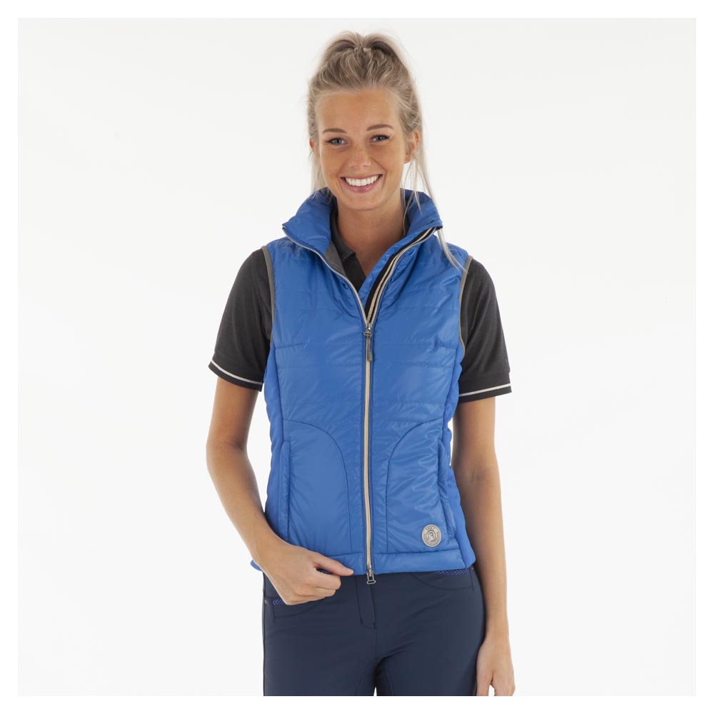 Gilet léger matelassé bleu (royal blue) pour femme - Anky