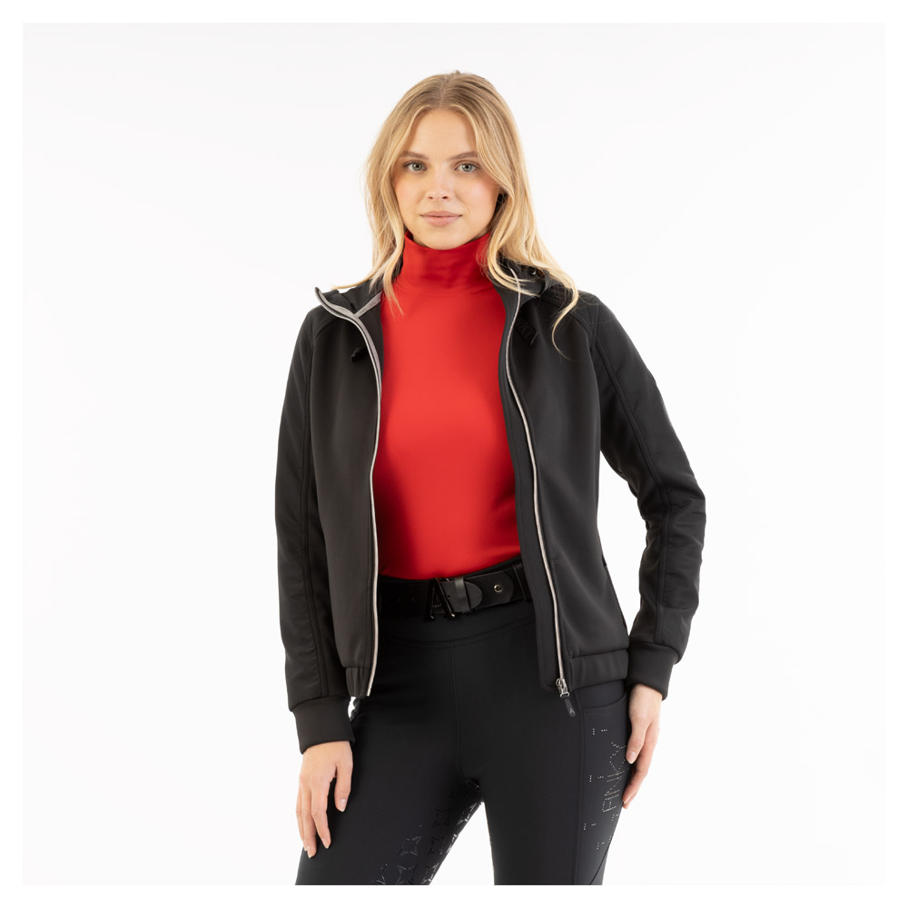 Anky Women's Black Zip-Up Hoodie