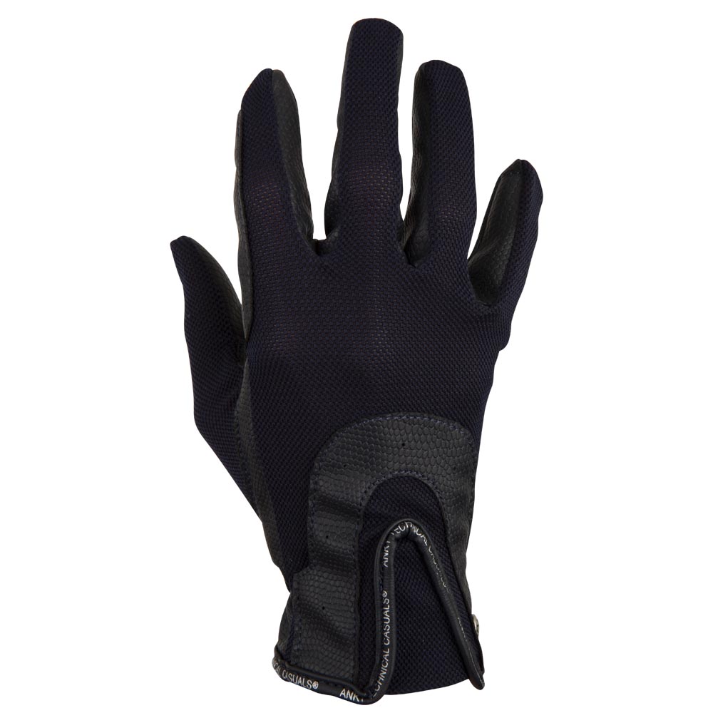 Gants d'été bleu marine (estate blue) pour l'équitation - Anky